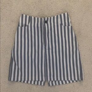 Striped skirt